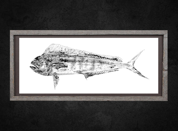 Mahi Gyotaku (Signed Print)