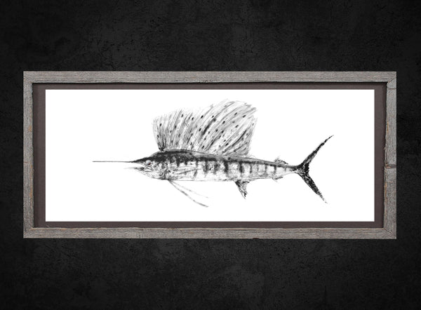 Sailfish Gyotaku (Signed Print)